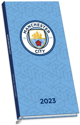 Slim diář 2023 FC Manchester City (8,3 x 16,4 cm)