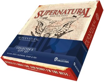Dárkový set Supernatural|Lovci duchů kalendář - diář - propiska (32 x 32 x 14 cm)