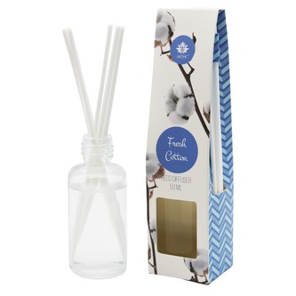ARÔME Difuzér, 50 ml, s tyčinkami, Fresh Cotton