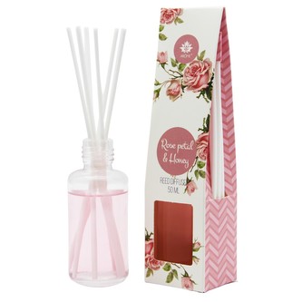 ARÔME Difuzér, 50 ml, s tyčinkami, Rose Petal and Honey