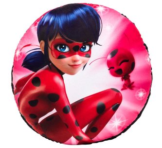 Polštář Miraculous|Kouzelná Beruška a černý kocour: (33 x 9 x 33 cm)