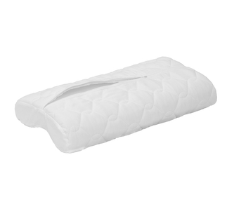 POVLAK na anatomický polštář - Prošev, bílá - 60x33 cm (povlak na zip)