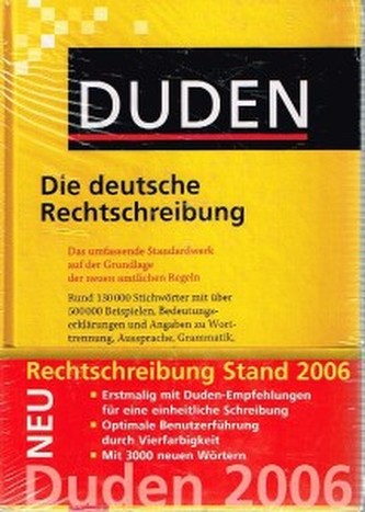 Duden 1. Die Deutsche Rechtschreibung