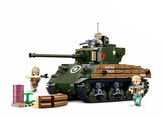 Sluban Army WW2 M38-B1110 Bitevní tank M4A3 (76W)