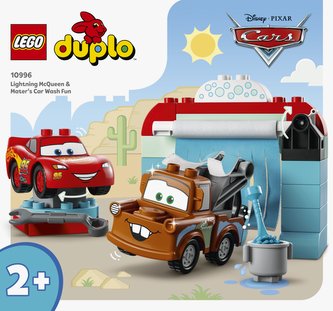 LEGO® DUPLO® Disney 10996 Na myčce s Bleskem McQueenem a Bur