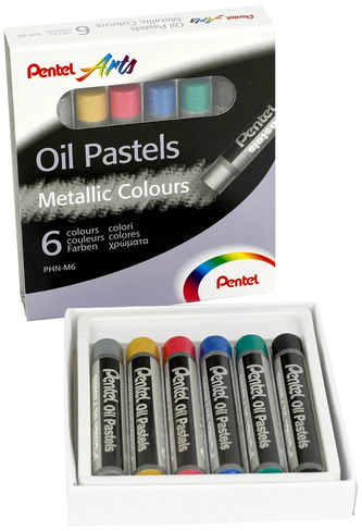Pentel Pastely olejové - metalické