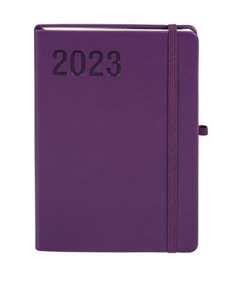 Kalendarz 2023 Minimalizm A5 fioletowy TNS ANTRA