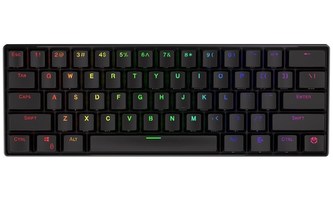 Endorfy herní klávesnice Thock Compact BLK RGB /USB/ black sw. / bezdrátová / mechanická / US layout / mini /černá RGB