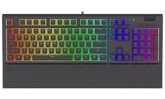 Endorfy herní klávesnice Omnis Pudd.Kaihl RD RGB /USB/ red switch / drátová / mechanická / US layout / černá RGB
