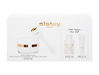 Sisley Sisleya péče o oční okolí a rty Sisleya Eye and Lip Contour Cream 15 ml + pleťové mléko Essential Skin Care 15 ml + pleťové sérum L´Integral 2 ml + masážní váleček na obličej