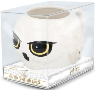 Keramický 3D hrnek Harry Potter: Hedvika (objem 445 ml)