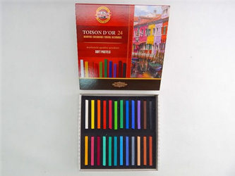 Koh-i-noor souprava prašných uměleckých kříd 24 ks Toison D´or Koh-i-noor souprava prašných uměleckých kříd 24 ks Toison D´or