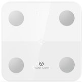NOERDEN chytrá váha MINIMI White/ nosnost 150 kg/ Bluetooth 4.0/ 9 tělesných parametrů/ bílá/ CZ app