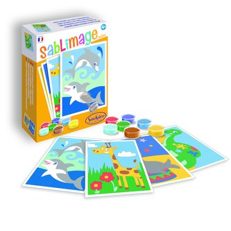 Sablimage mini: Pískové obrázky - Exotická zvířata