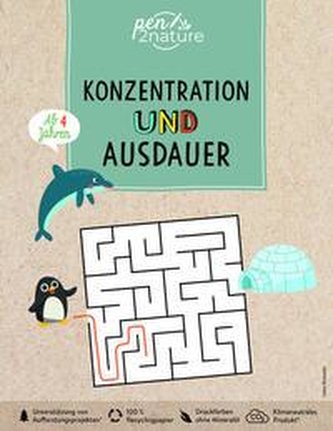 Konzentration und Ausdauer für Kinder ab 4 Jahren