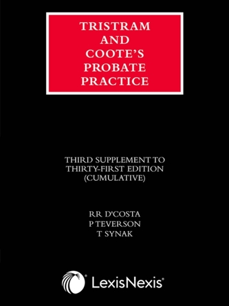 Tristram and Coote's Probate Practice 31st edition Third Supplement