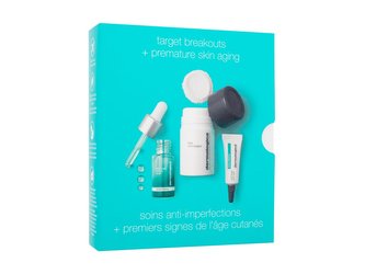 Dermalogica Active Clearing pleťové sérum Active Clearing Age Bright Clearing Serum 10 ml + lokální péče Active Clearing Age Bright Spot Fader 6 ml + exfoliační pudr Daily Microfoliant 13 g