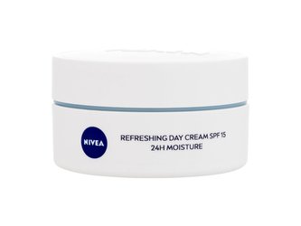 Nivea Refreshing Denní pleťový krém Day Cream 50 ml SPF15 pro ženy