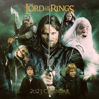 Oficiální nástěnný kalendář Pán prstenů|The Lord Of The Rings 2023 s plakátem (SQ 30 x 30|60 cm)