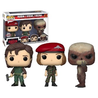 Funko POP! TV: Stranger Things S4 - Steve, Robin a Vecna 3Pack (3 figurky)(Special Edition)