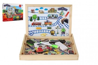 Oboustranná magnetická tabule Chuggington Oboustranná magnetická tabule Chuggington