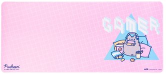 Herní podložka na stůl Pusheen: Gamer (80 x 35 cm)