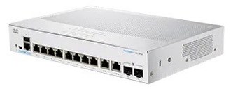 Cisco switch CBS350-8T-E-2G, 8xGbE RJ-45, 2xGbE RJ-45/SFP combo - REFRESH