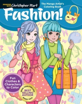 The Manga Artist's Coloring Book: Fashion!