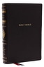NKJV, Wide-Margin Reference Bible, Sovereign Collection, Genuine Leather, Black, Red Letter, Comfort Print