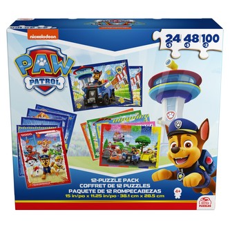 Tlapková patrola  Velké puzzle 12 ks