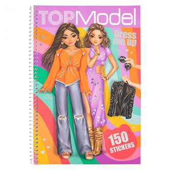 Kreativní sešit Top Model, 150 samolepek, Talita + Fergie