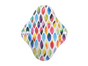 Denní vložka (Bavlněné froté s PUL) - Duhové šupinky (bavlněný úplet)