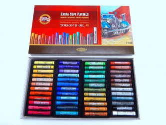 Koh-i-noor křídy (pastely) prašné umělcké extra soft Toison D´or souprava 48 ks
