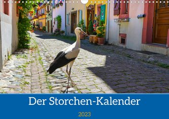 Der Storchenkalender (Wandkalender 2023 DIN A3 quer)