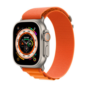 Apple Watch 49mm oranžový alpský tah - L