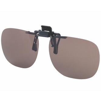 Polarizační klip na brýle hnědý