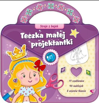 Teczka małej projektantki fiolet 2. Stroje bajek Teczka małej projektantki fiolet 2. Stroje bajek
