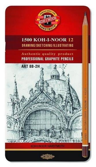 Koh-i-noor souprava grafitových tužek technických ART Koh-i-noor souprava grafitových tužek technických ART