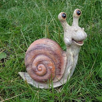 Šnek design dřevo velký