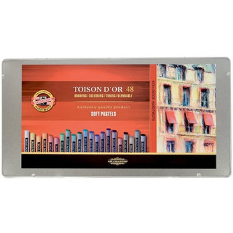 Koh-i-noor křídy (pastely) prašné umělecké Toison D´or souprava 48 ks