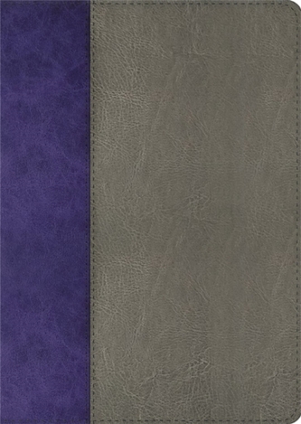The Jeremiah Study Bible, NKJV: Gray and Purple LeatherLuxe Limited Edition