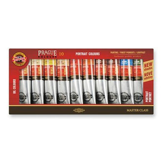 Koh-i-noor barvy olejové PRAHA/portrét souprava 10 x 40 ml