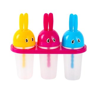 TVOŘÍTKO NA 3 ZMRZLINY "KRÁLÍČEK", 16,4X6,1X15CM, PLAST