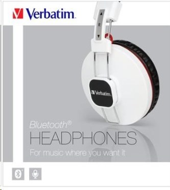VERBATIM Bluetooth sluchátka Verbatim 44403 – O2 polep