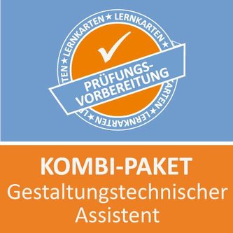 AzubiShop24.de Kombi Paket Gestaltungstechnischer Assistent Lernkarten