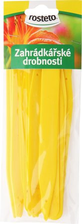 Jmenovka zapich Rosteto L 6 žlutá 15x1,7 cm (sada 15ks) rovná