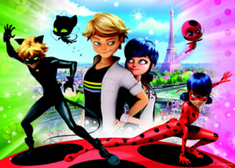 Puzzle Kouzelná Beruška a Černý kocour