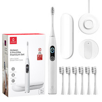 Oclean Sonický kartáček X Pro Elite s náhradními hlavicemi Šedý unisex