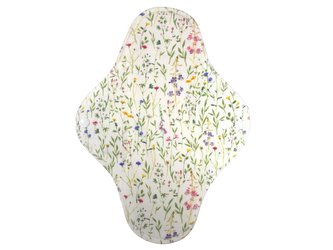 Noční vložka (Bavlněné froté s PUL) - Louky květ (bavlněný úplet)