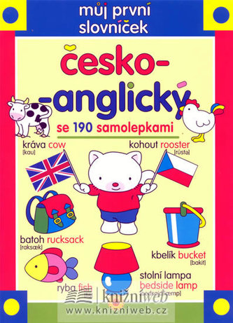 Můj první slovníček česko-anglický se 190 samolepkami